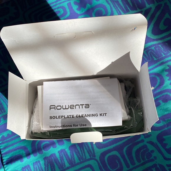 Rowenta Iron Soleplate Cleaning Kit New Open Box ZD-100 - Picture 7 of 11